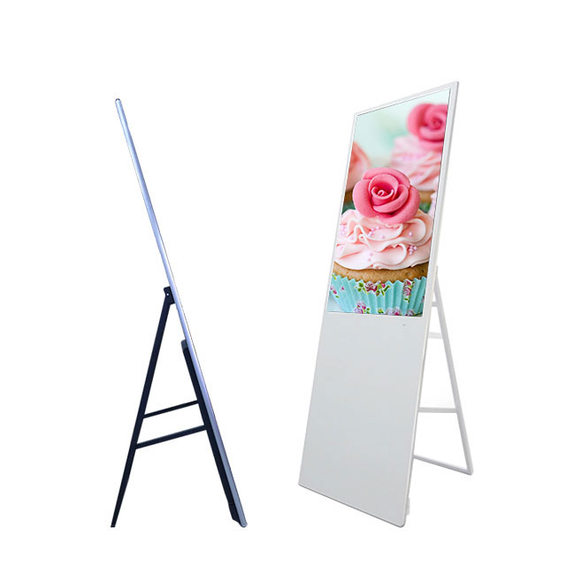 Chinese wholesale Touch Screen Advertising Player - 43 inch ultra-thin and portable floor stand digital signage – SYTON