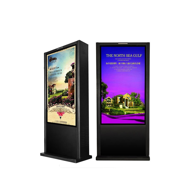 HD Totem AD Player Outdoor Digital Signage Para sa Subway Bus Station