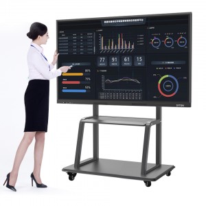 White Board Interactive Flat Panel Infrared 10 ຈຸດ ຫນ້າຈໍສໍາຜັດ 65 ນິ້ວ Whiteboard smart board ສໍາລັບໂຮງຮຽນ