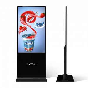 ตั้งพื้น 43 49 55 นิ้ว android video lcd โฆษณา kiosk แนวตั้ง totem ดิจิตอลจอแสดงผลป้าย