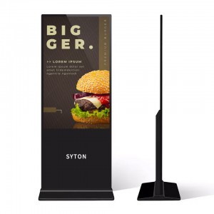 Vloerstaand 43 49 55 inch android video lcd reclamespeler kiosk verticale totem digitale aanraaksignage display