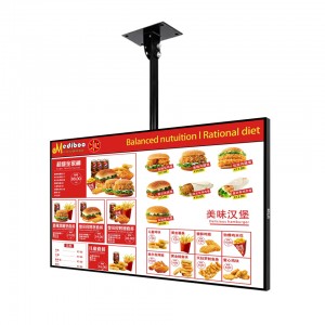 Inzertná tabuľa reklamného prehrávača s LED displejom pre komerčné reklamy 32 – 65 palcová nástenná montáž prehrávača médií Digital Signage and Displays
