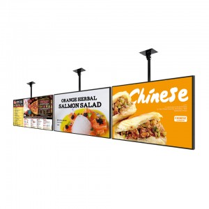 Komercinių skelbimų ekranas LED reklaminis grotuvas Reklaminė lenta 32–65 colių sieninis laikmenos grotuvas Skaitmeniniai ženklai ir ekranai