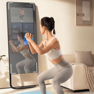 Mirall de ioga amb pantalla LCD Mirall de fitness intel·ligent de gimnàs