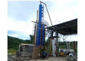 Planta de destil·lació d'olis usats