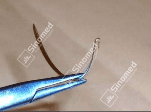 tabla de tallas de agujas de sutura Aguja de sutura