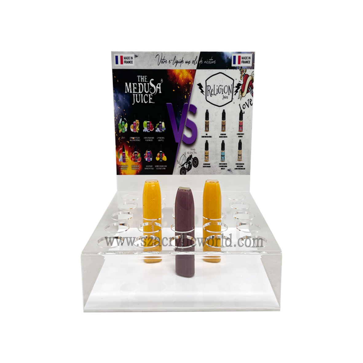 Custom Acrylic E-cigarette Disposable Vape Taste station
