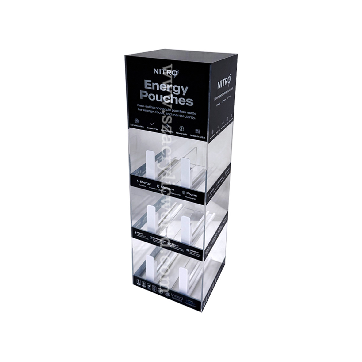 Lot Nicotine Pouch POS Display