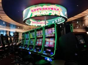 Double-sided circular LED display  Round led screen  Gaming led signage Gambling facilities