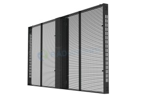transparency p3.91 glass wall led screen