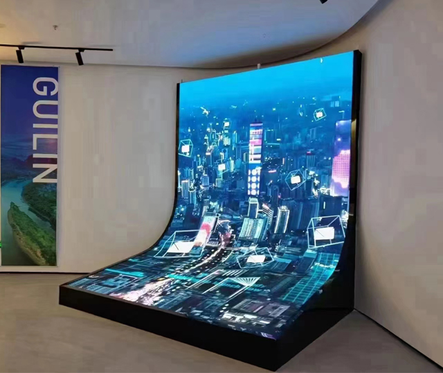 Application of Radiant flexible LED screen in science and technology museum