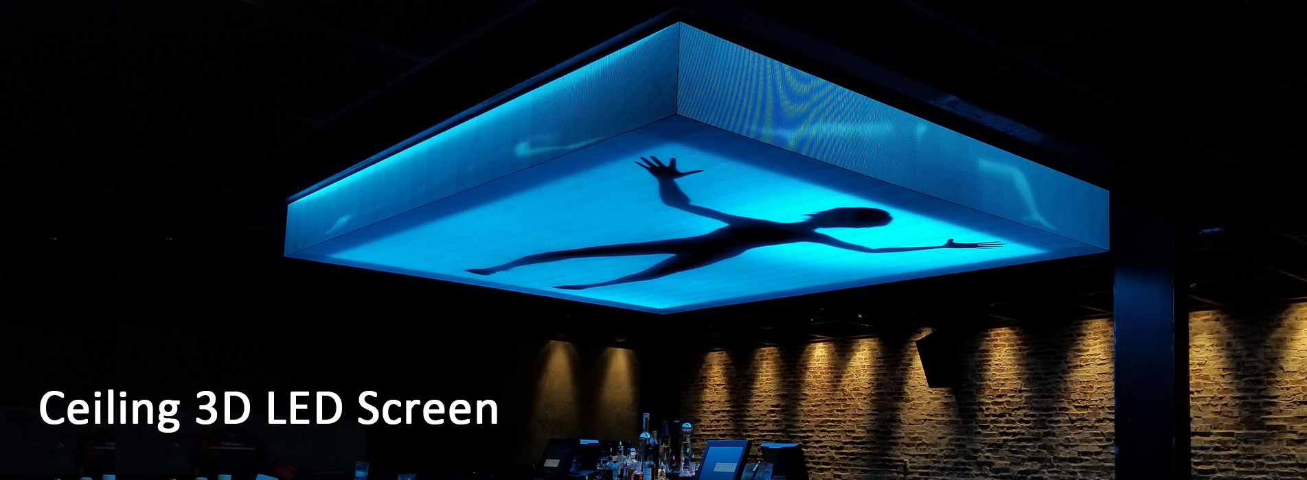 Plafond 3D LED-scherm