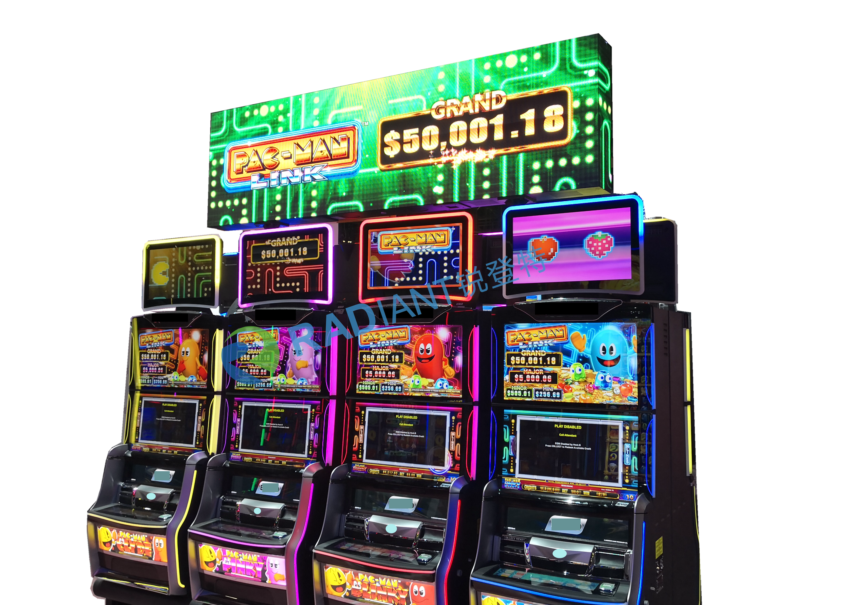 OEM Customized digital led displays casinos gaming -
 Rectangle LED Display for Slot Machine  Casino signage  Gambling facilities  Slot products – Radiant