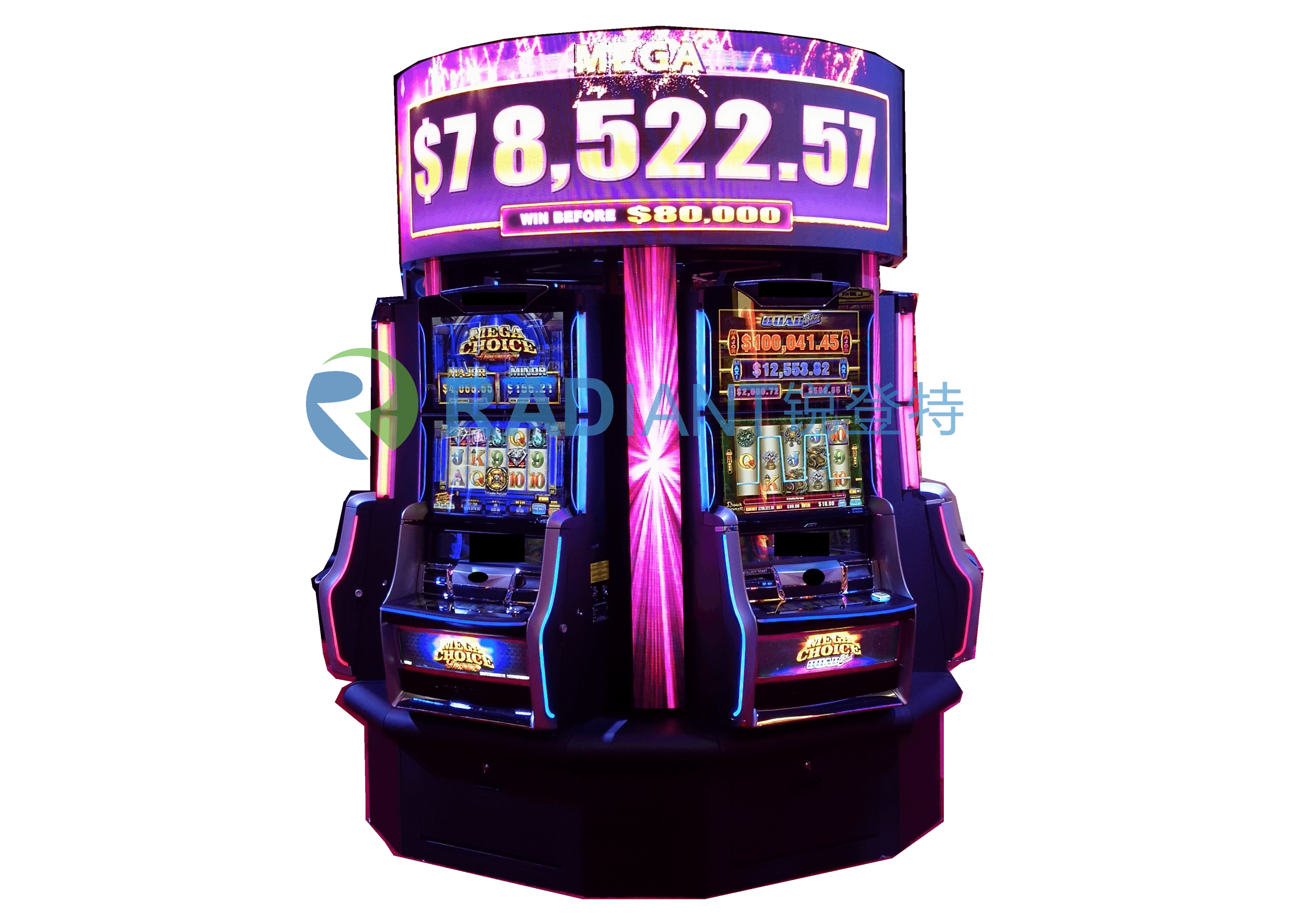 Okrugli LED ekran za Slot Machine kružni ekran za zabavno iskustvo igranja