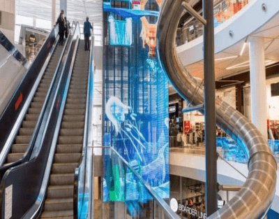 How to install transparent LED display in shopping malls
