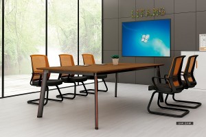 Wooden Panel Laptop Computer Office Table Furniture Modern Scrivania Escritorio L Shape Office Desks with Steel Legs