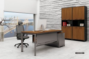 Modern Design Wooden Melamine Office Furniture L Shape Executive Desk