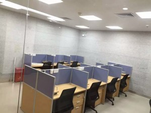 cloison de table de bureau taille personnalisée couleur poste de travail de bureau moderne OP-5254