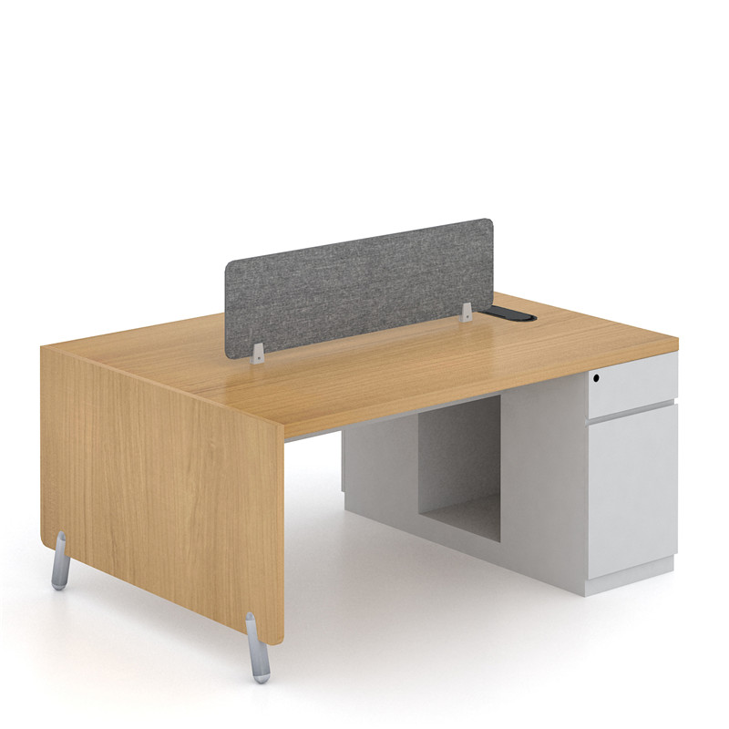2 Person  Ergonomic Workstation office chair desk (1)