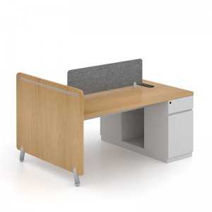 Kancelársky stôl s ergonomickou pracovnou stoličkou pre 2 osoby