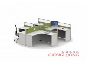 cubículo de oficina estación de traballo cubículo de oficina estación de traballo mobles de escritorio OP-5259