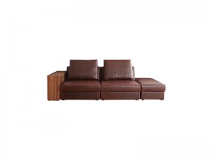PU kwi sofa kabann Customized koulè multifonksyonèl plisman sofa kabann EKL-301A