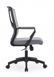 Канцелариско столче HOME, мрежесто столче за компјутерско вртливо вртење за лумбална поддршка во средината на грбот