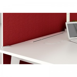 Benching Workstation with Acrylic Dividers