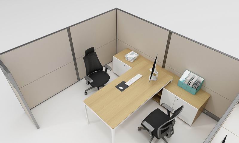Chinese Factory Made Office Furniture MFC Office Cubicle Workstation Desk Cluster (1)