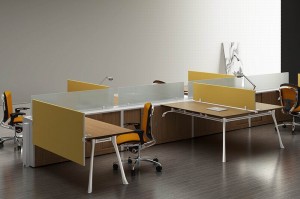 Commercial Melamine Modern Partition Modular Cubicles Staff Office Workstation