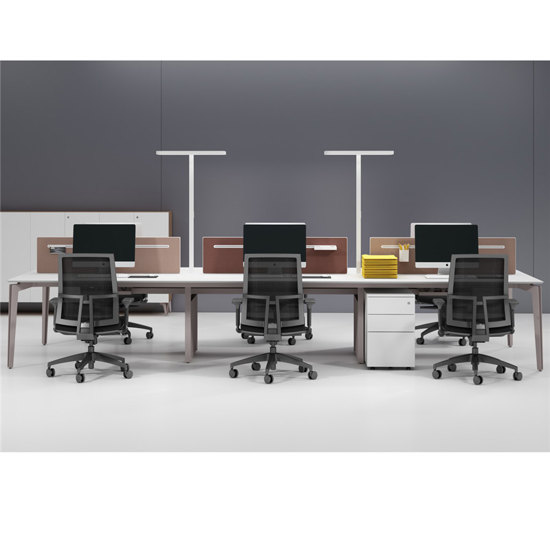Cubicle Desk with File Cabinets modular office furniture (3)