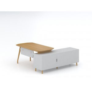 Tavolinë ekzekutive mobilje zyre me lartësi të rregullueshme Tavolinë ekzekutive 120″ ED-6325