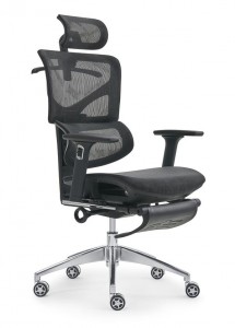 كرسي مكتب مريح بشبكة مرن من HumanFlex مع مسند للرأس
