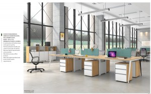 Biurko komputerowe 6 osób na zamówienie kolor najlepsza cena biurowa stacja robocza
