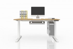 Fabric Value Series 3-Person Height Adjustable Cubicle Workstation