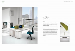 Global Series 6 Person Open Concept Office Stacja robocza