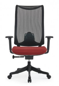Čínsky výrobca komerčný nábytok Ergonomická výškovo nastaviteľná sieťovaná stolička s vysokým operadlom Výkonná kancelárska stolička Výpredaj OC-8962