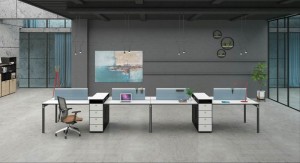 Kõrgekvaliteediline kontorimööbli tööjaama kabiiniga laualaud USA turule