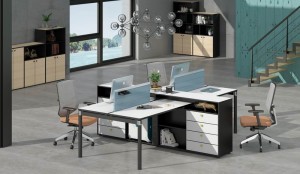 Маса за биро за канцелариски мебел со висока класа за работна станица кабина за пазар во САД