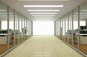 High quality soundproof aluminum frame tempered glass partition wall