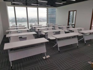 vlastný rozmer farba skladací stôl tréningový stôl kancelársky nábytok porcelán TD-5369