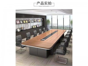2022 High-End-Besprechungstisch in benutzerdefinierter Farbgröße, Konferenztisch und Stühle, Set CT-8963