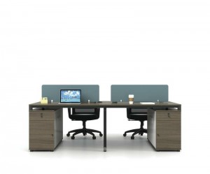 TrendSpaces Value Cubicle Series – 4 Person L-shaped Cubicle