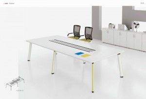 Luxury Melamine Wooden Executive Modern Office L-Shape Desk for Manager