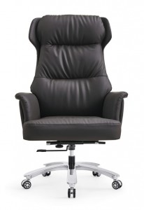 Modern high back PU ergonomic swivel office chair OEM produce executive Luxury leather office chair OC-8257