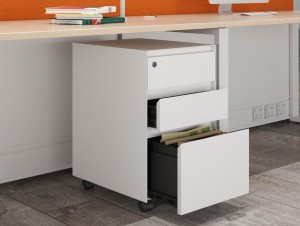 Management Workstations mat modernen texturéierte Woodgrain Privatsphär Dividers