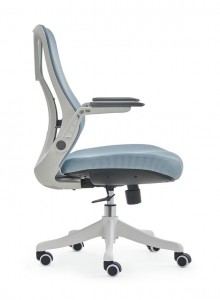 Cadira d'oficina d'ergonomia giratòria 360 de malla executiva amb respatller mitjà amb diferents funcions OC-B15