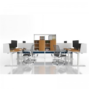 Move Business эмеректери 72W x 30D өзгөрүлмө жөндөлүүчү туруктуу стол