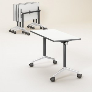Pisarniški vrhunski laminat 5′ x 2′ mobilna preklopna miza za gnezdenje