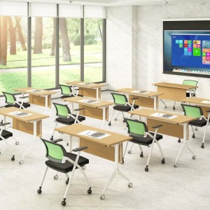 Kanceláře Superior Laminát 5′ x 2′ Mobilní skládací stolek s překlápěcím plátem